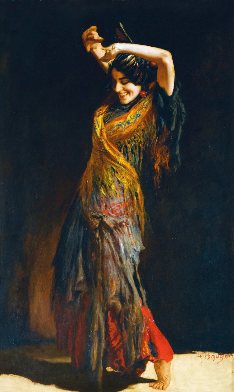 La danseuse de flamenco - Leopold Schmutzler
