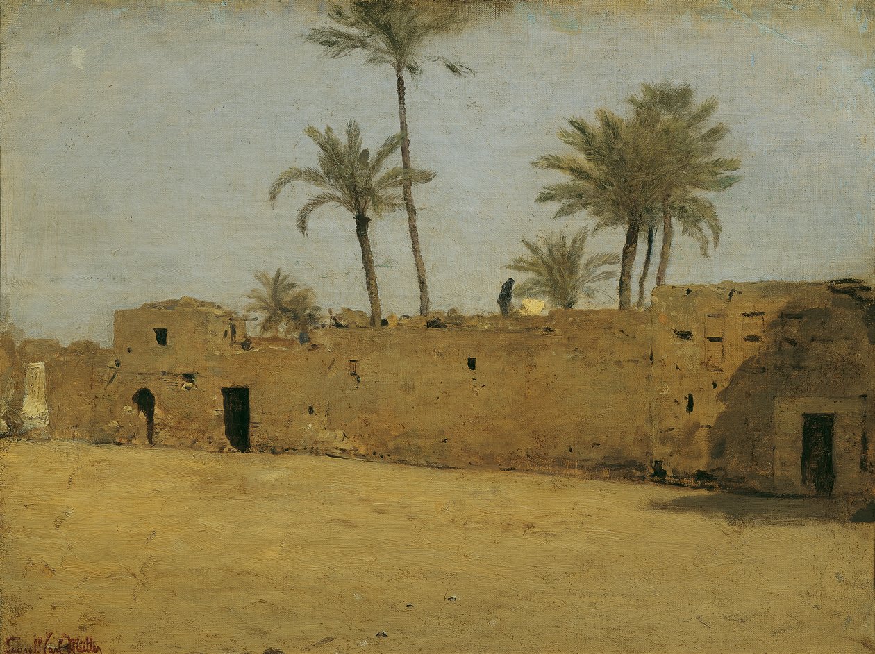 Le village de Matarije - Leopold Carl Muller