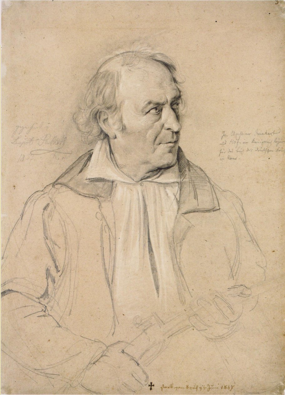 J C Reinhart par Leopold Pollak 1833 - Leopold Pollak