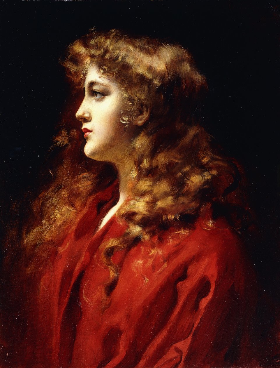 Une Beauté aux Cheveux Dorés - Leopold Schmutzler