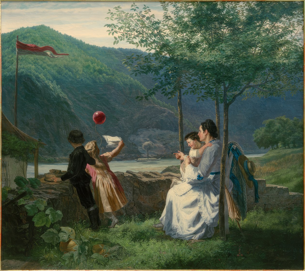 Le quai à Weißenkirchen - Leopold Till