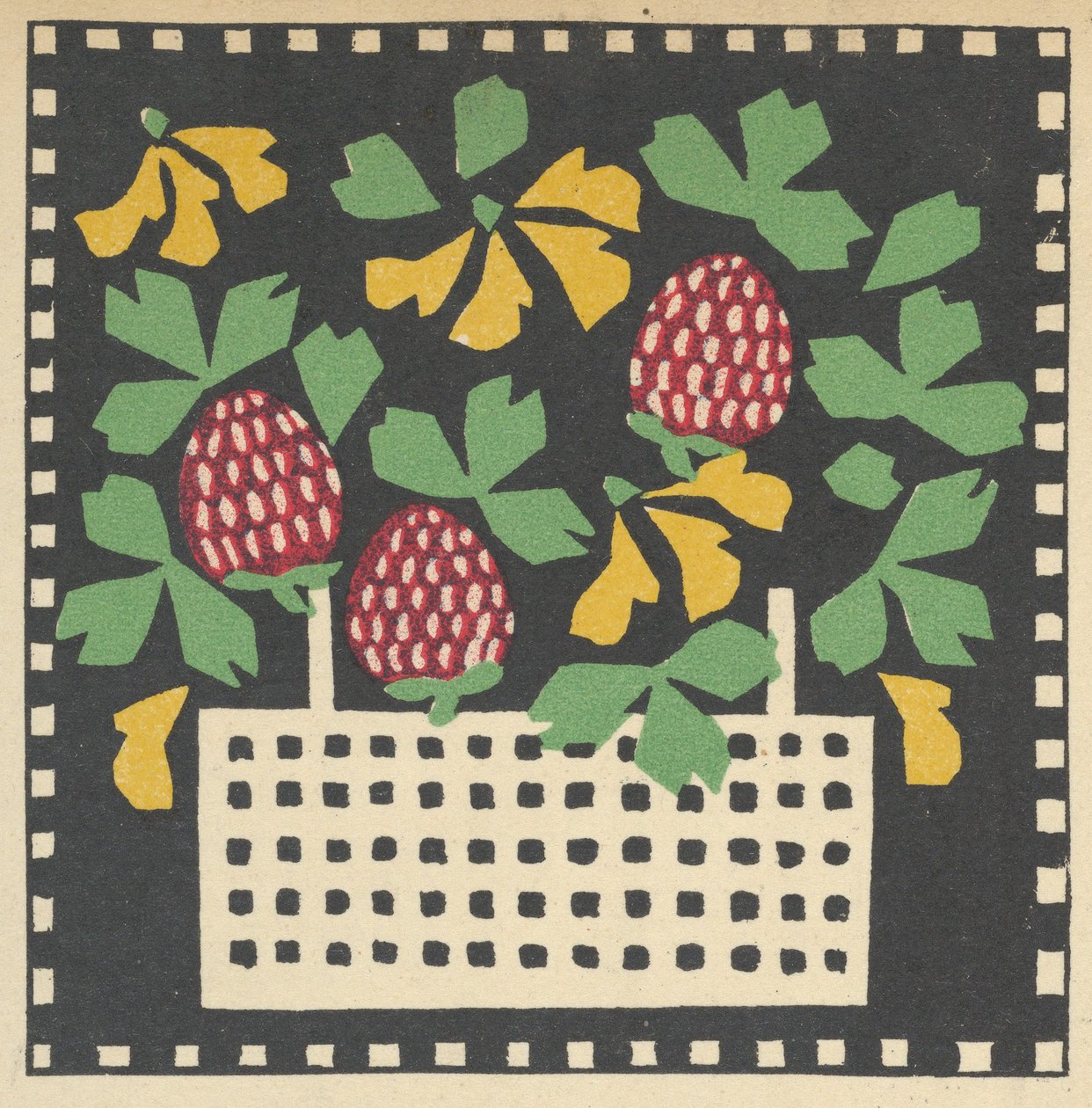 Panier de fleurs, 1907 - Leopoldine Kolbe