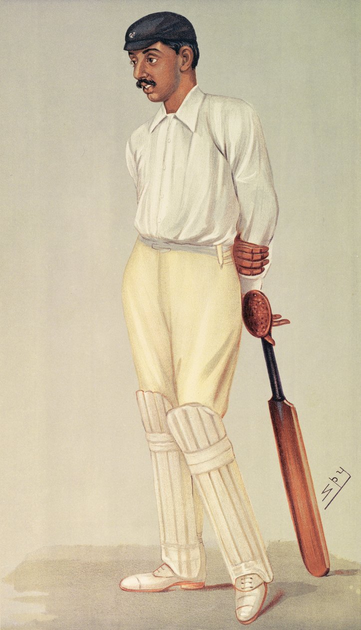Prince Ranjitsinghi, caricature de Spy, pub. par Vincent Brookes Day & Son - Leslie Matthew Ward