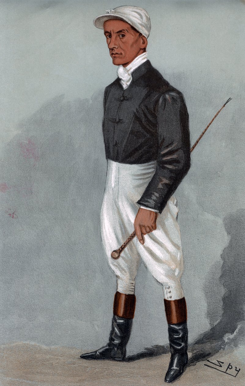 Fred Rickaby, jockey anglais, 1901 - Leslie Matthew Ward
