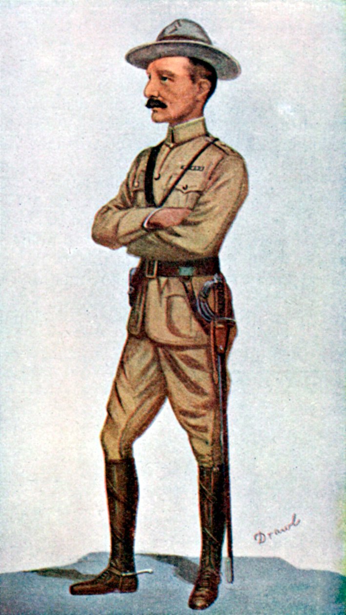 Robert Baden-Powell, soldat anglais, 1900 - Leslie Matthew Ward