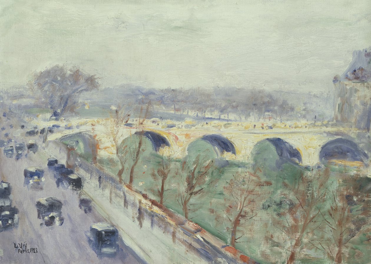 Le Pont Royal à Paris, 1928 - Lesser Ury