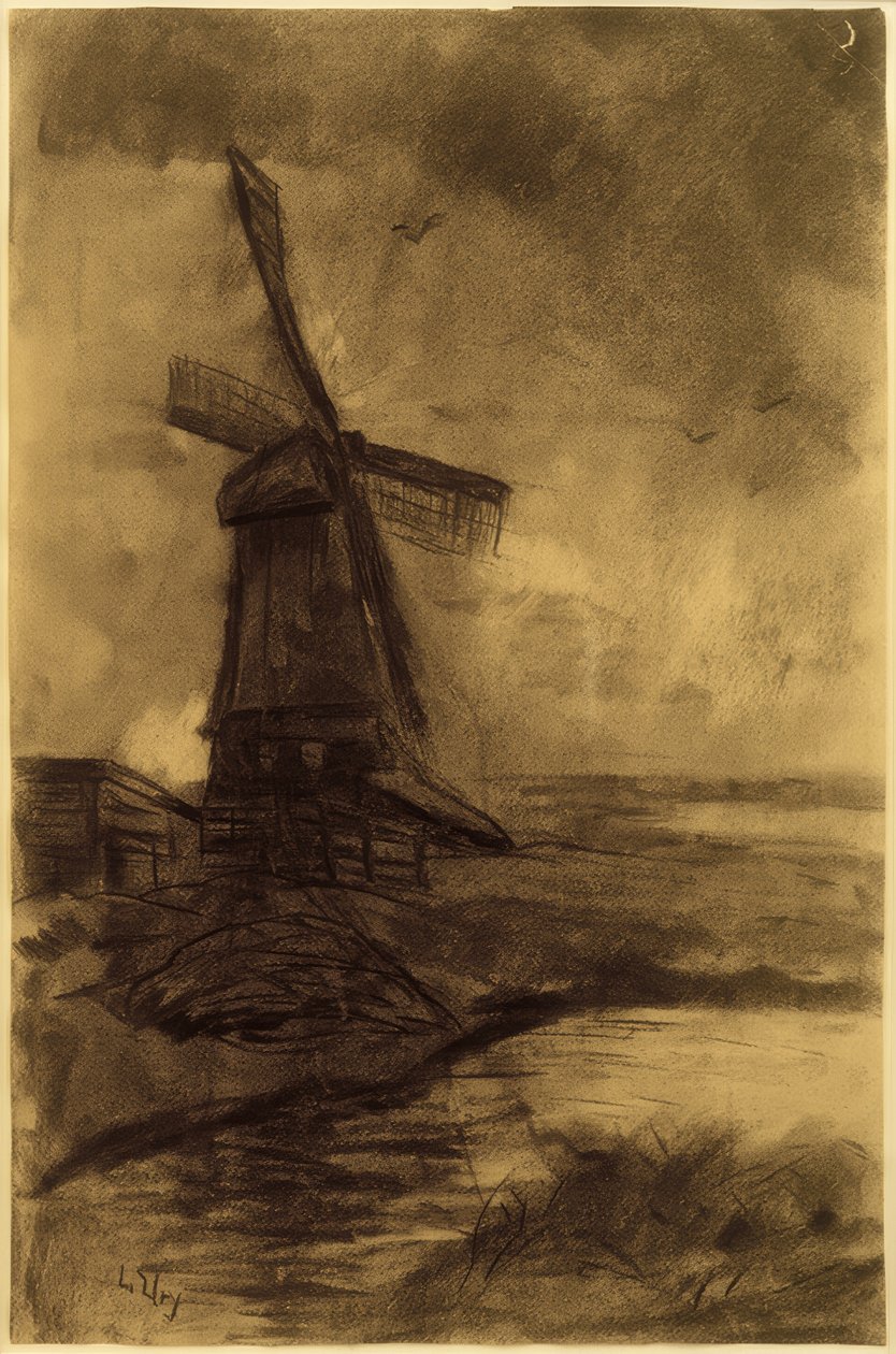 Moulin à vent - Lesser Ury