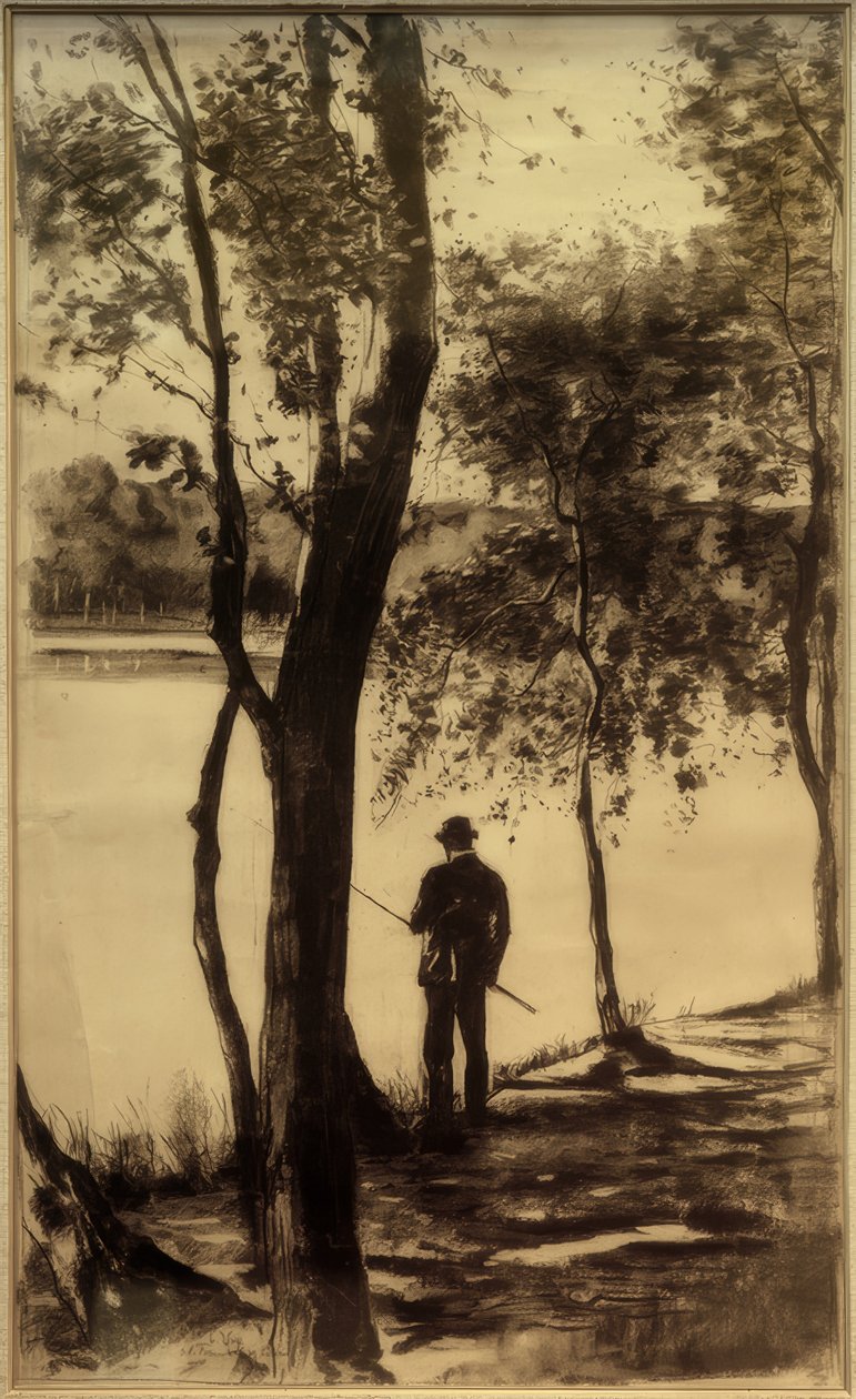 Le pêcheur - Lesser Ury