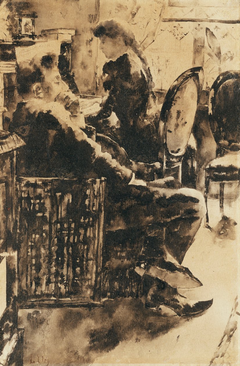 La Musique; Beim Musizieren - Lesser Ury