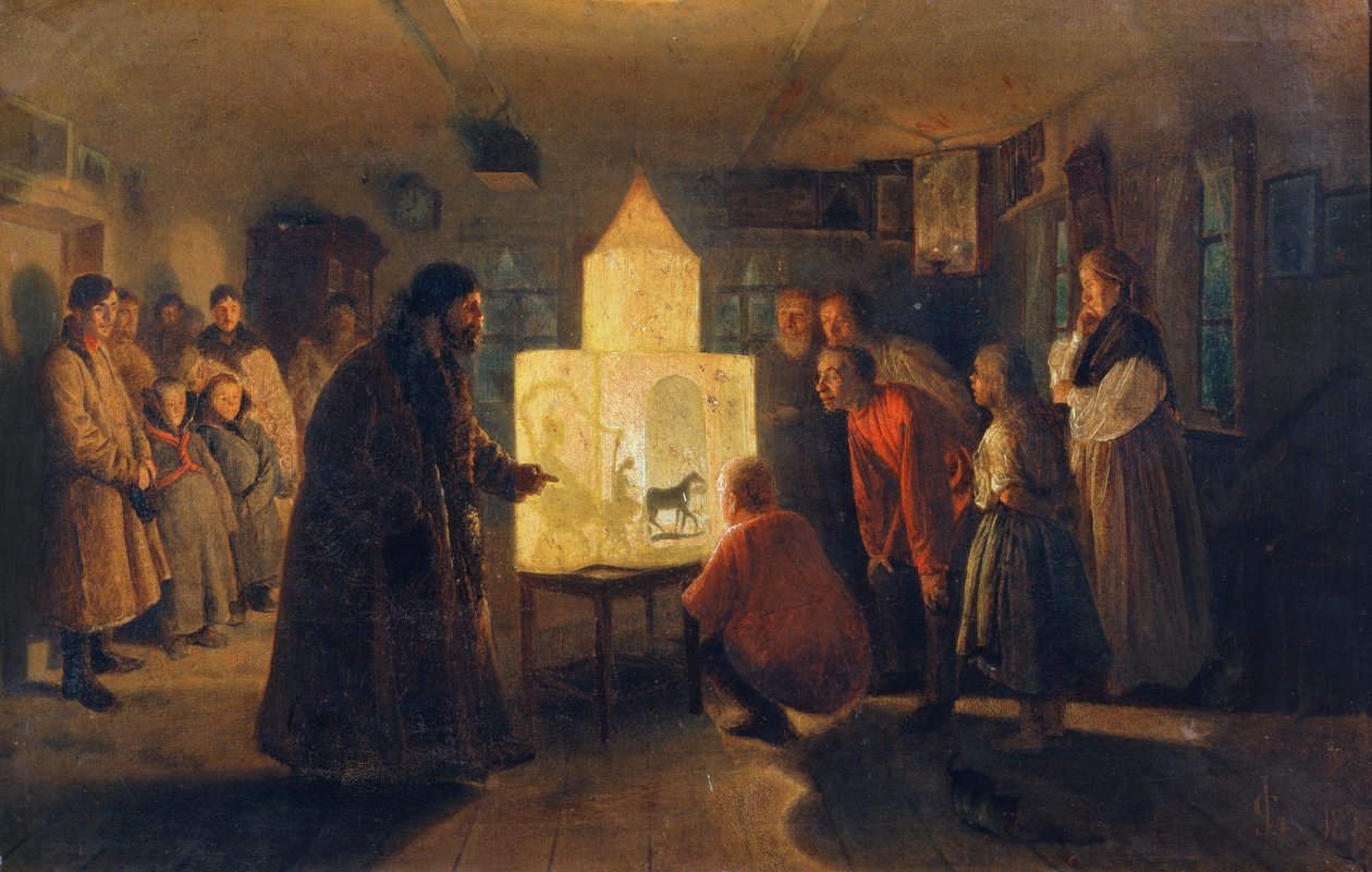 La Lanterne magique, 1876 - Lev Grigoryevich Solovyev