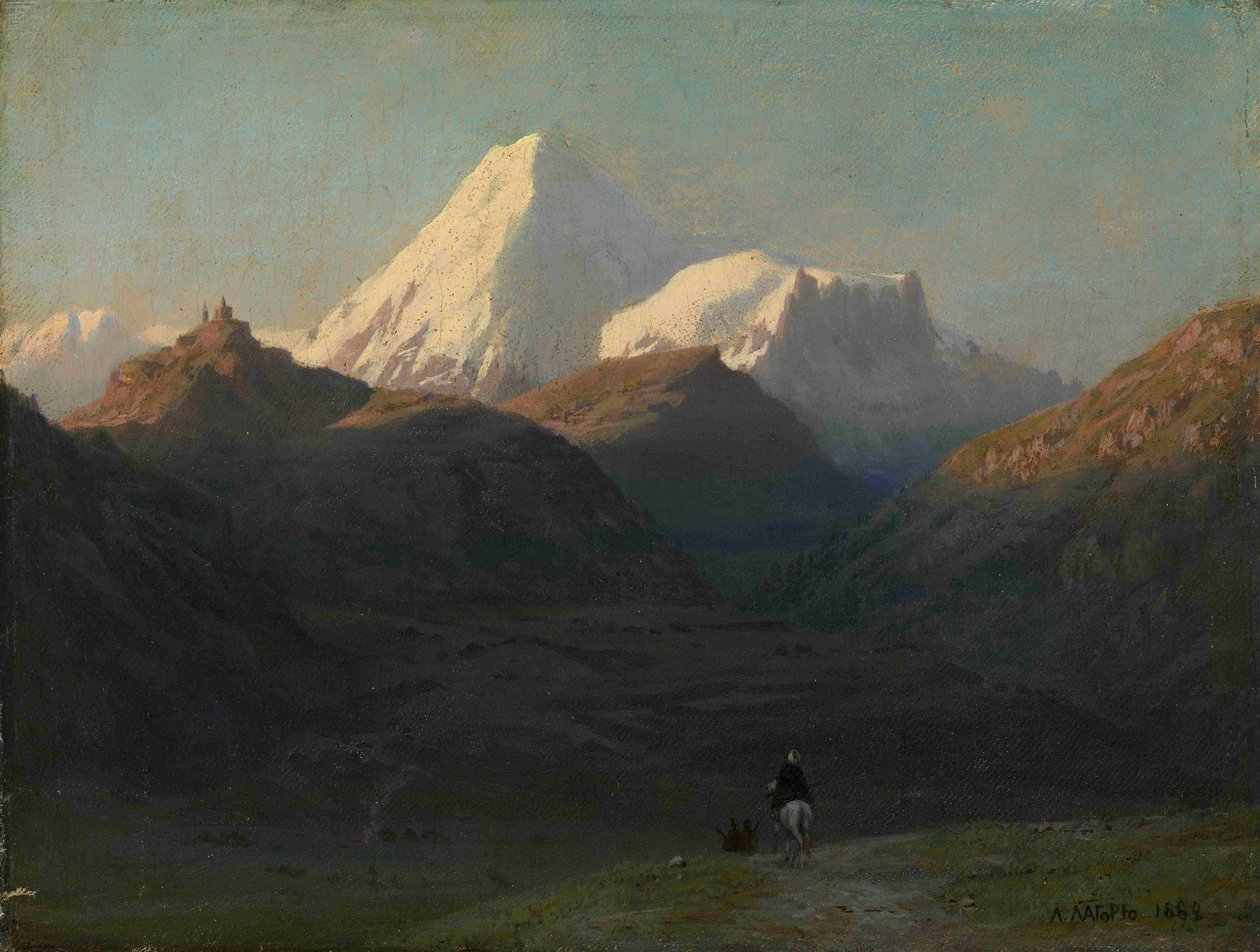 Paysage de montagne, 1868 - Lev Felixovich Lagorio