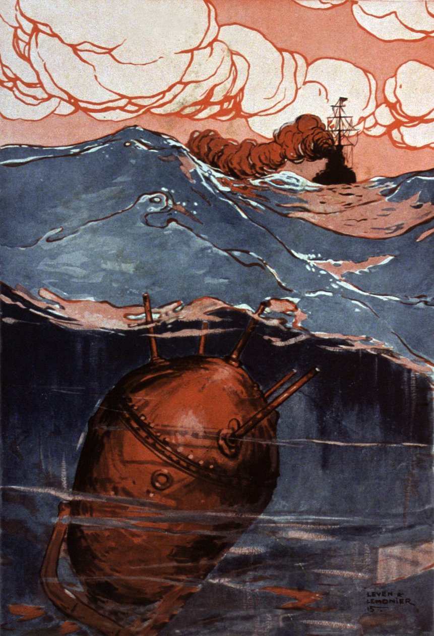 Première Guerre mondiale : Mine navale - Leven & Lemonier