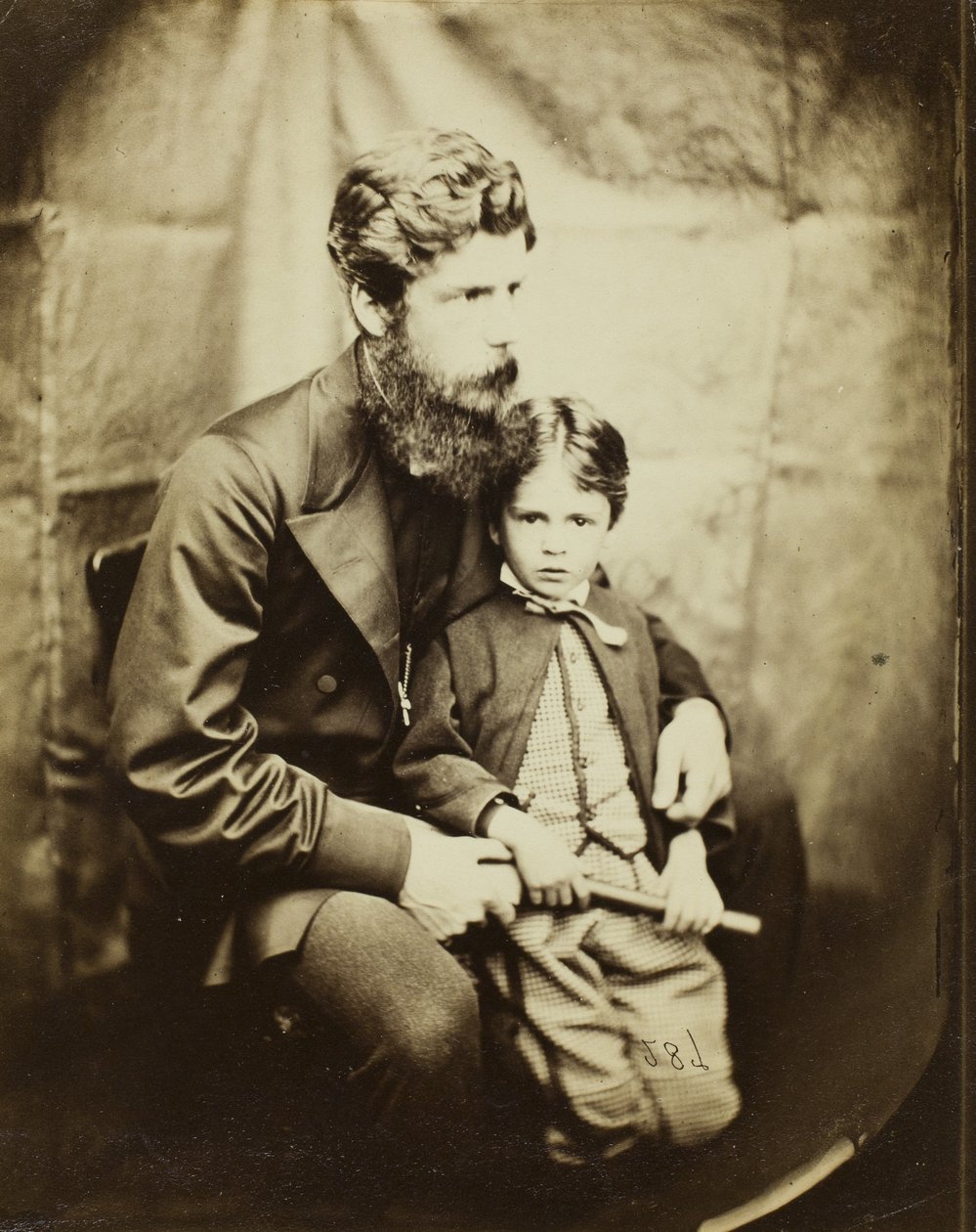 Rév. James Langton Clark et son fils Charles - Lewis Carroll