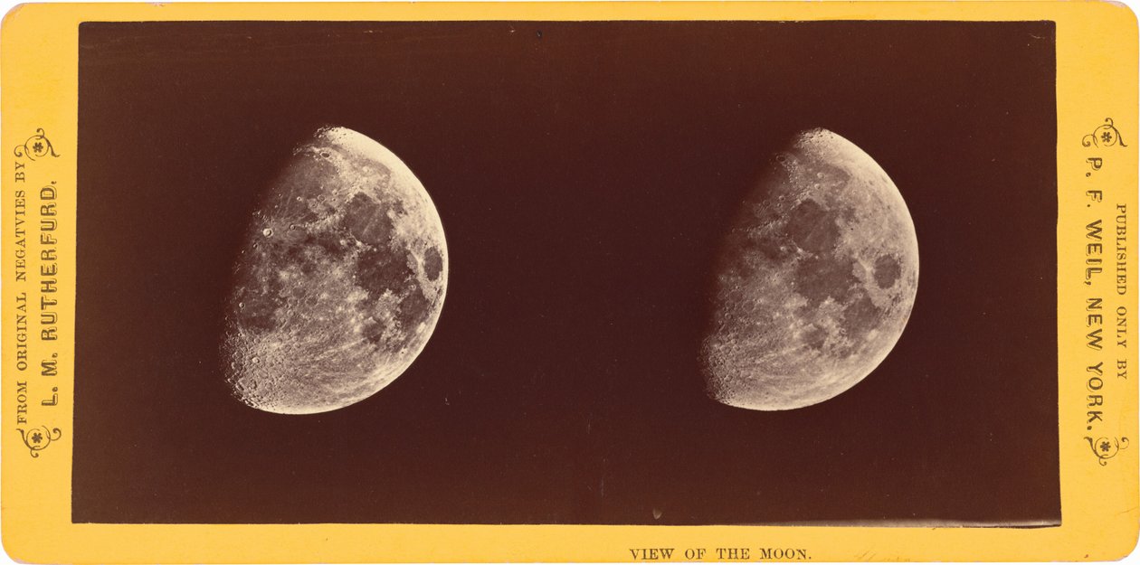 "Vue de la lune", 1860 (photo) - Lewis Morris Rutherfurd