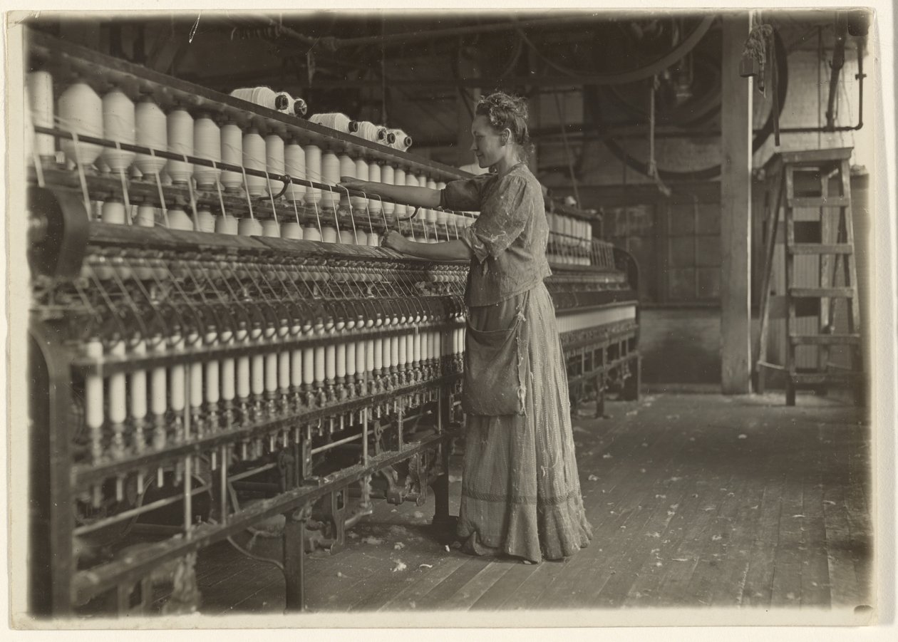 Dans une usine textile à l