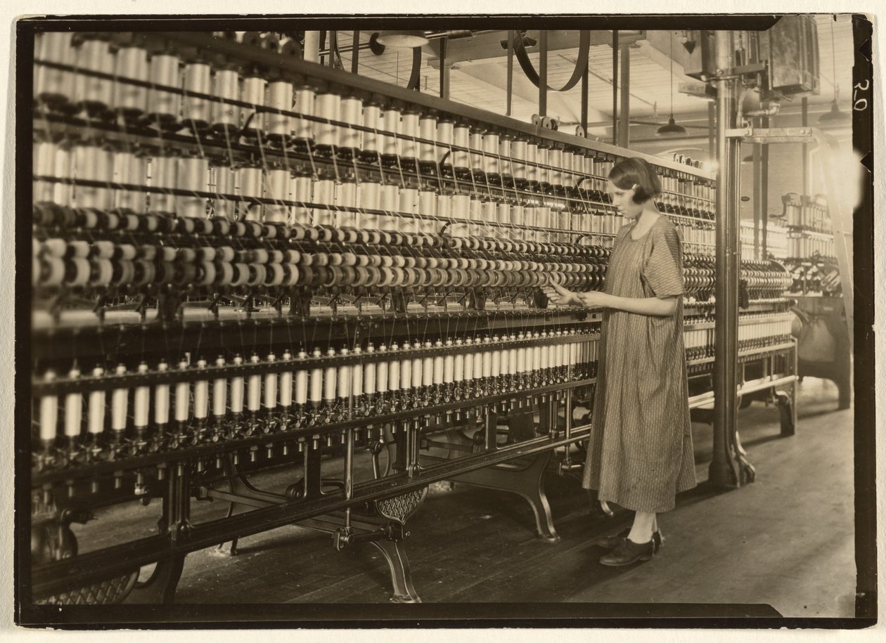 Filière, Cheney Silk Mills - Lewis W. Hine