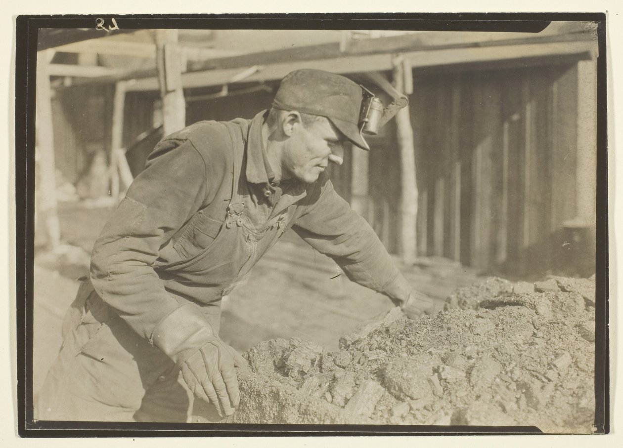Freineur dans un train de charbon, Pennsylvanie - Lewis Wickes Hine