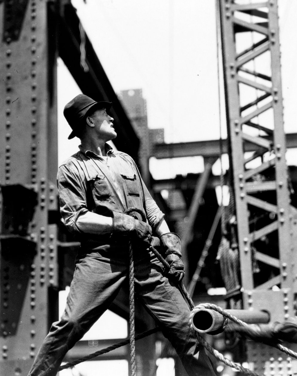 Homme de Derrick, Empire State Building, 1930-31 - Lewis Wickes Hine