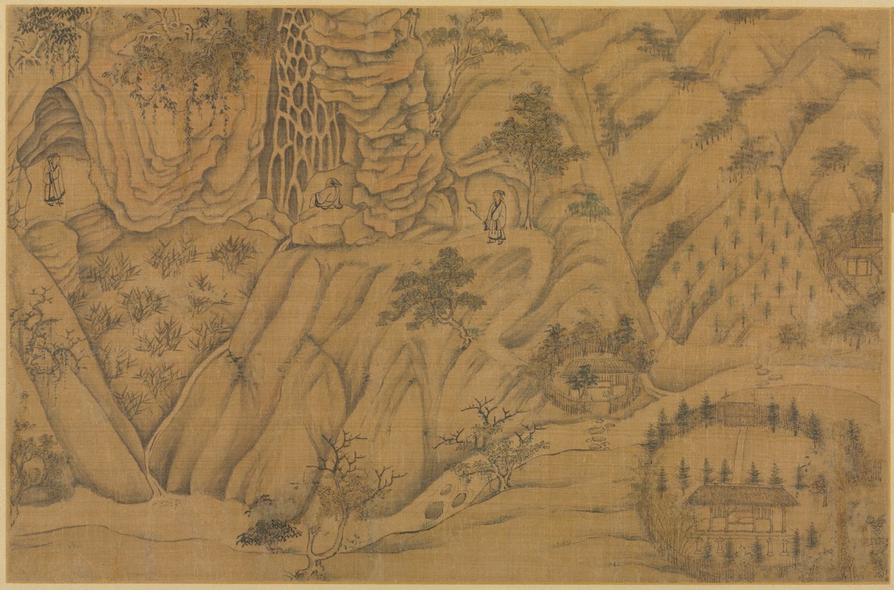 Habiter dans les montagnes de Longmian ("Dragon endormi") - Li Gonglin