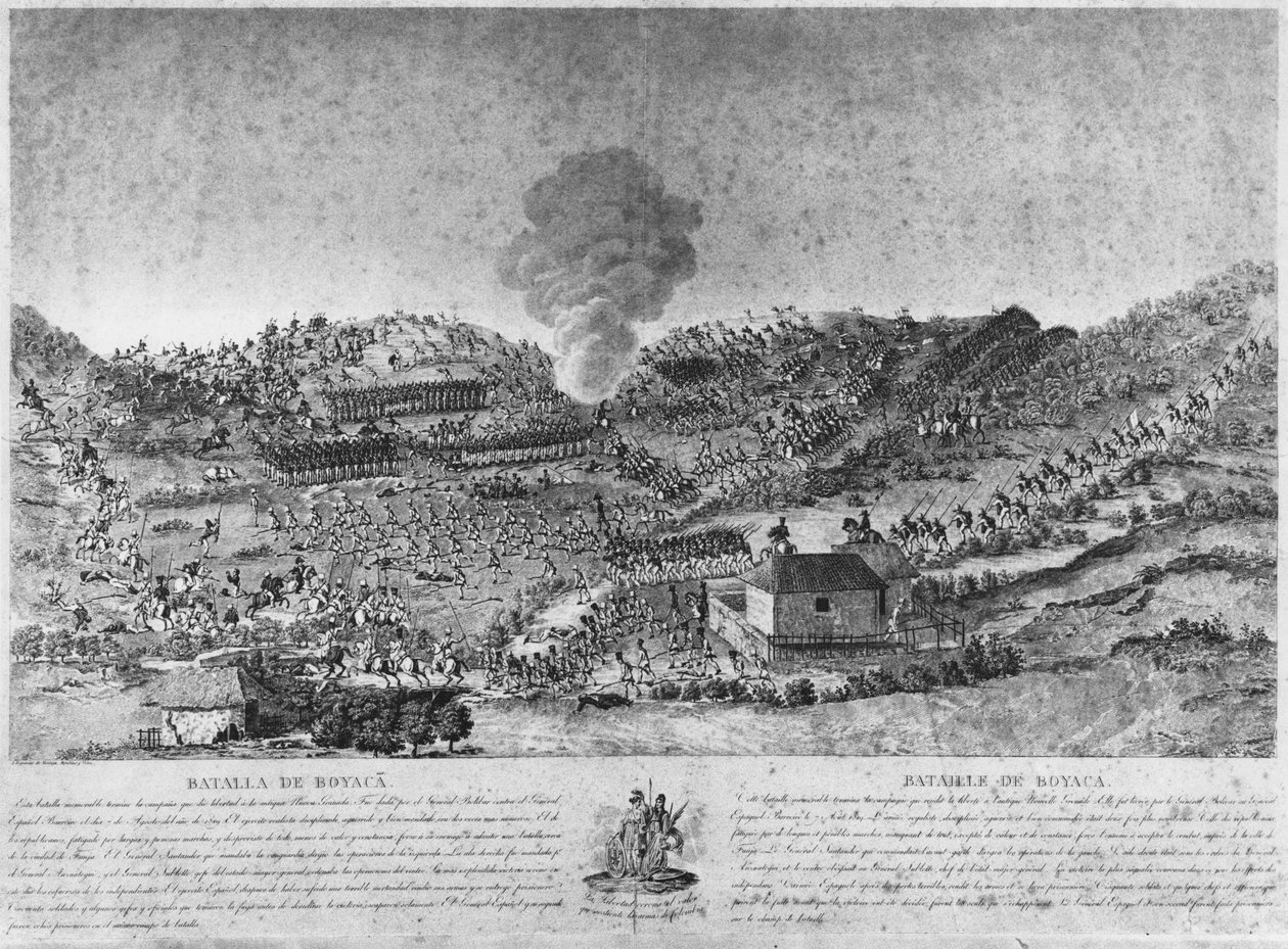 Bataille de Boyacá (gravure) - Unbekannt Unbekannt