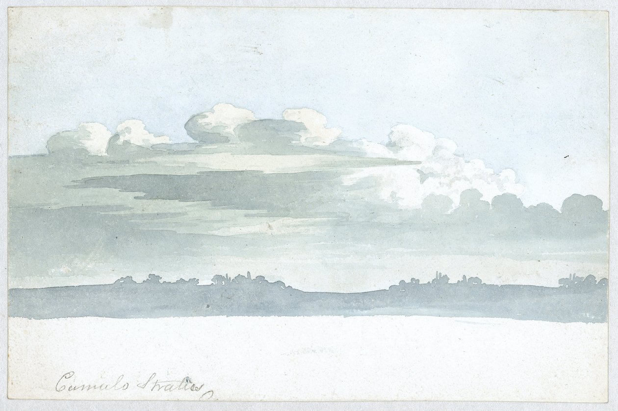 Étude de nuages par Luke Howard, vers 1808-1811 - Unbekannt Unbekannt