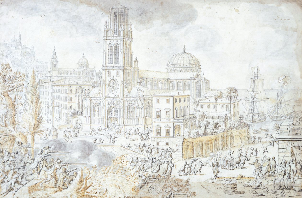 Vue de Florence - Lievin Cruyl