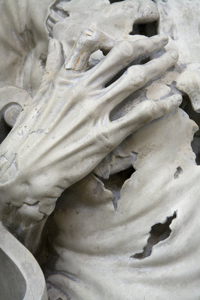Écorché, ou Le Squelette (détail) - Ligier Richier