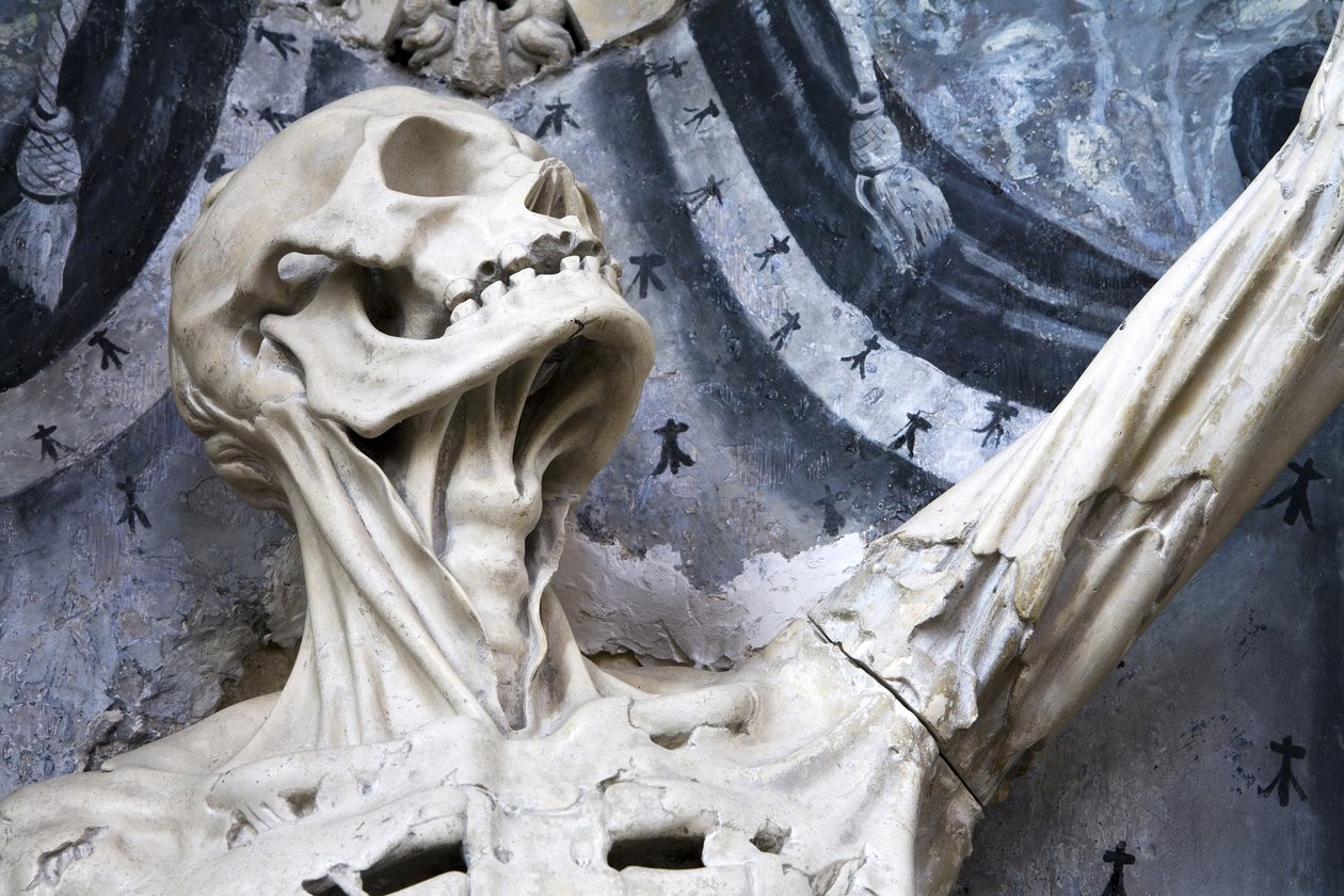 Écorché, ou Le Squelette (détail) - Ligier Richier