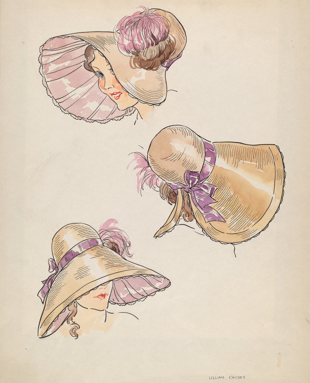 Bonnet, vers 1936 - Lillian Causey