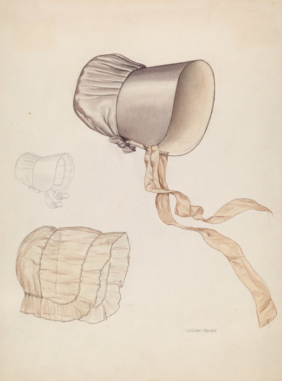 Bonnet Quaker, vers 1937 - Lillian Causey