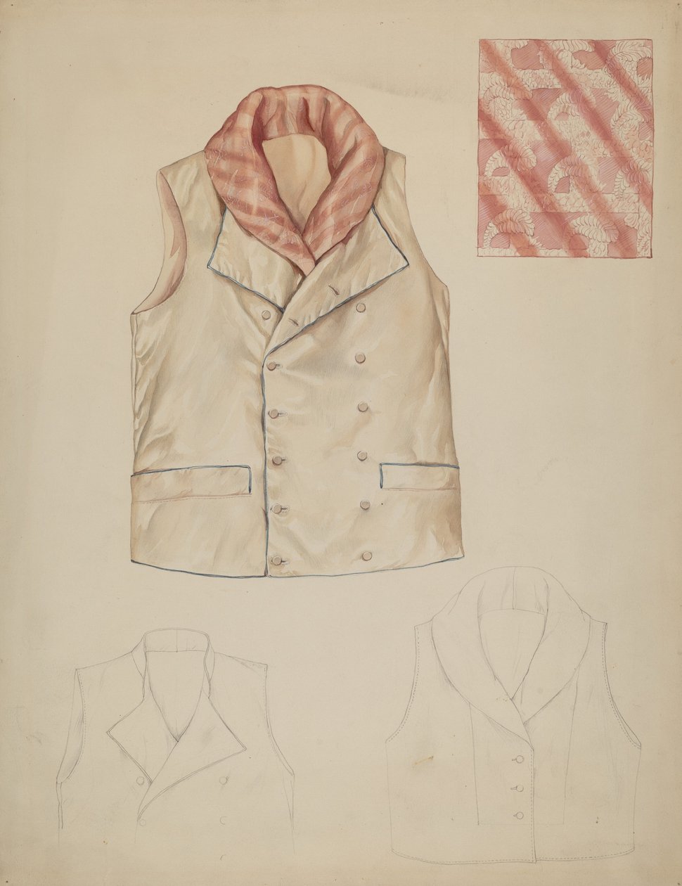 Gilet, vers 1937 - Lillian Causey