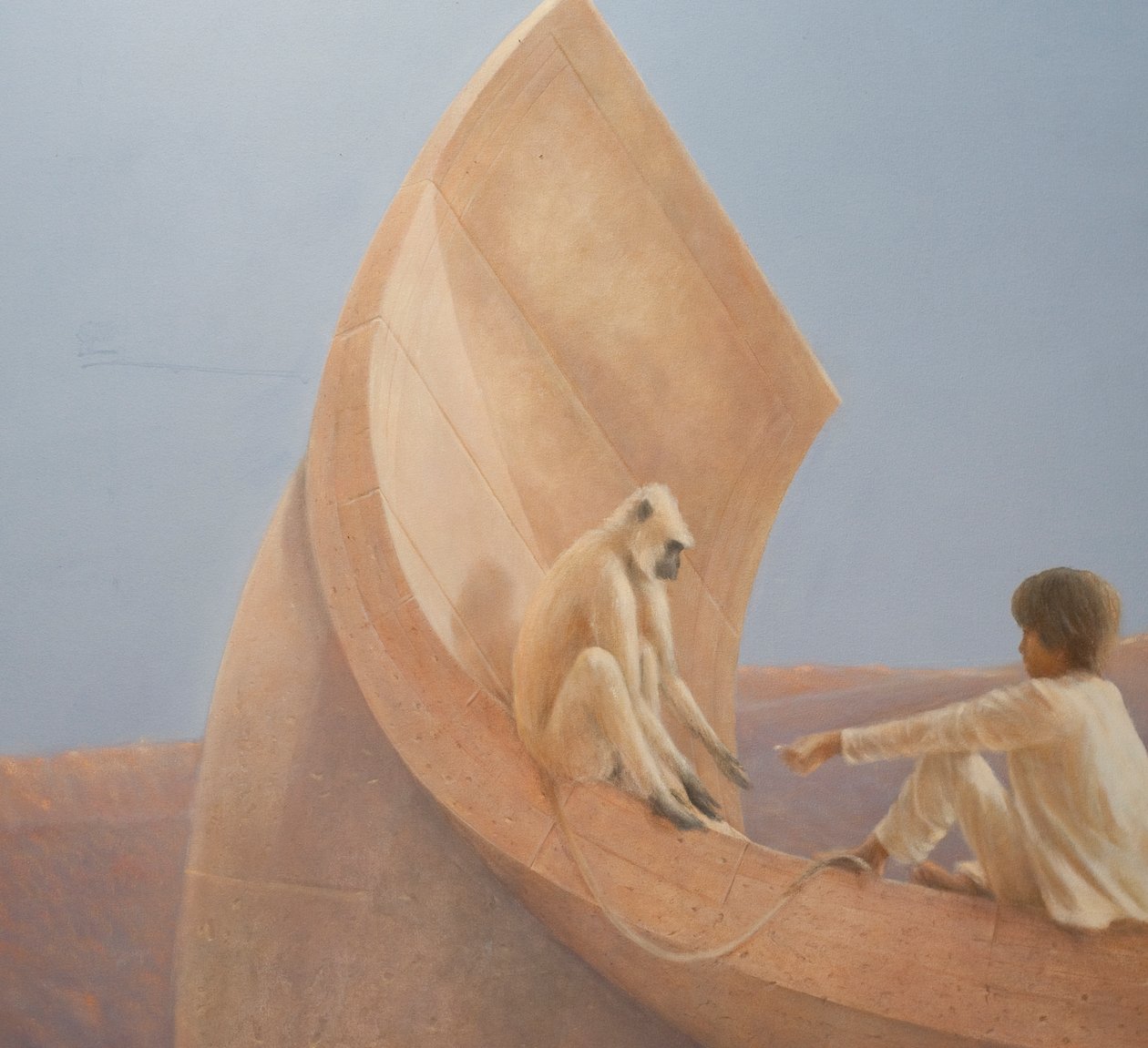 Garçon et singe, 2010 - Lincoln Seligman