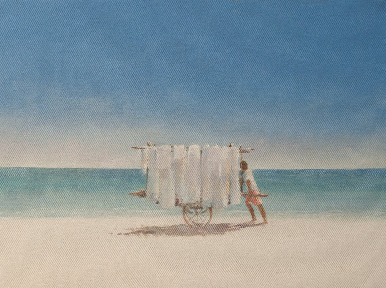 Vendeur de plage à Cuba, 2010 - Lincoln Seligman