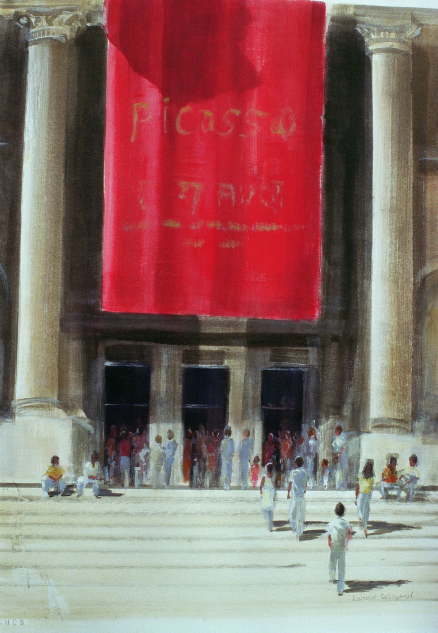 Entrée du Metropolitan Museum, New York, 1990 - Lincoln Seligman