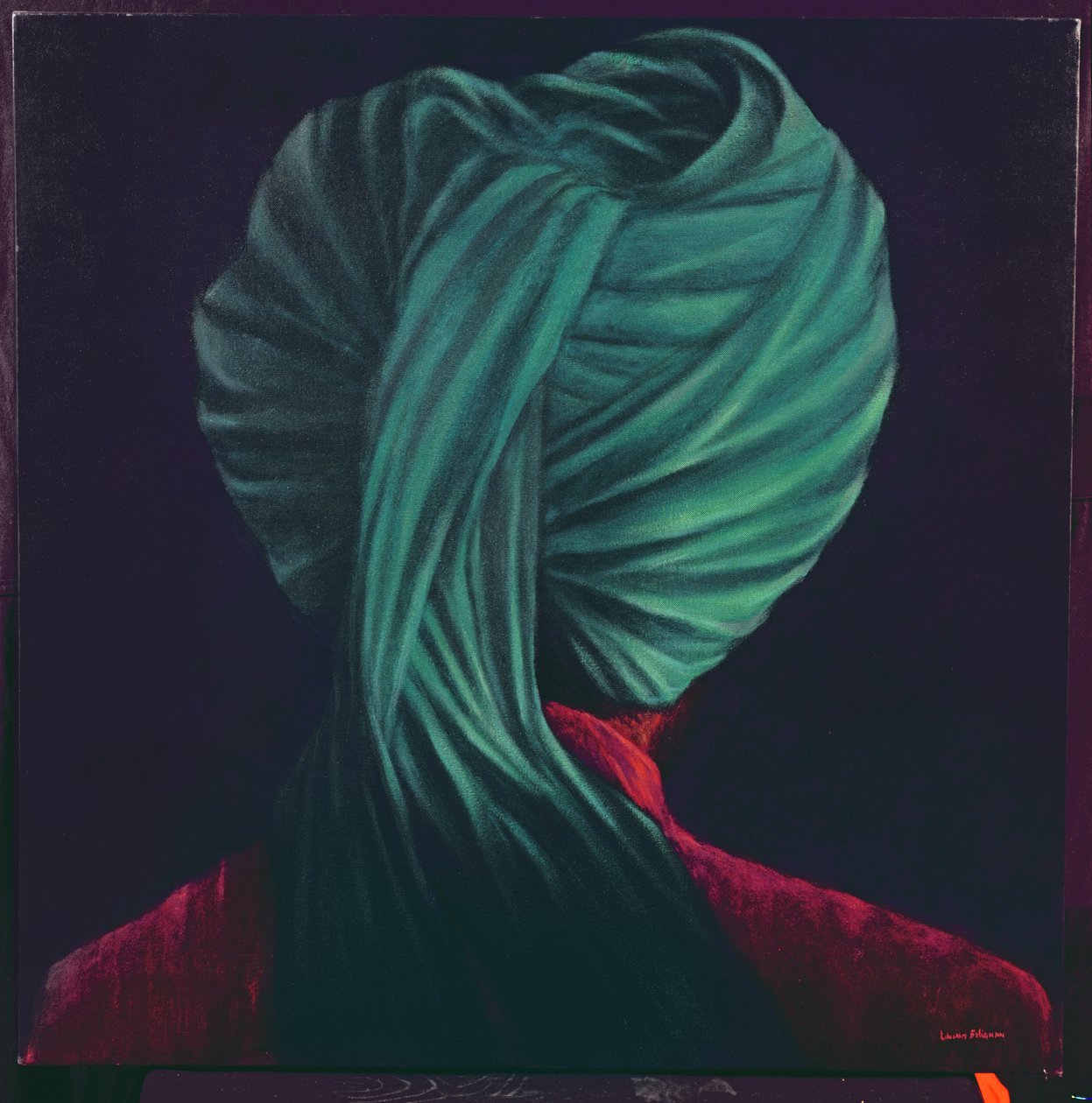 Turban vert - Lincoln Seligman