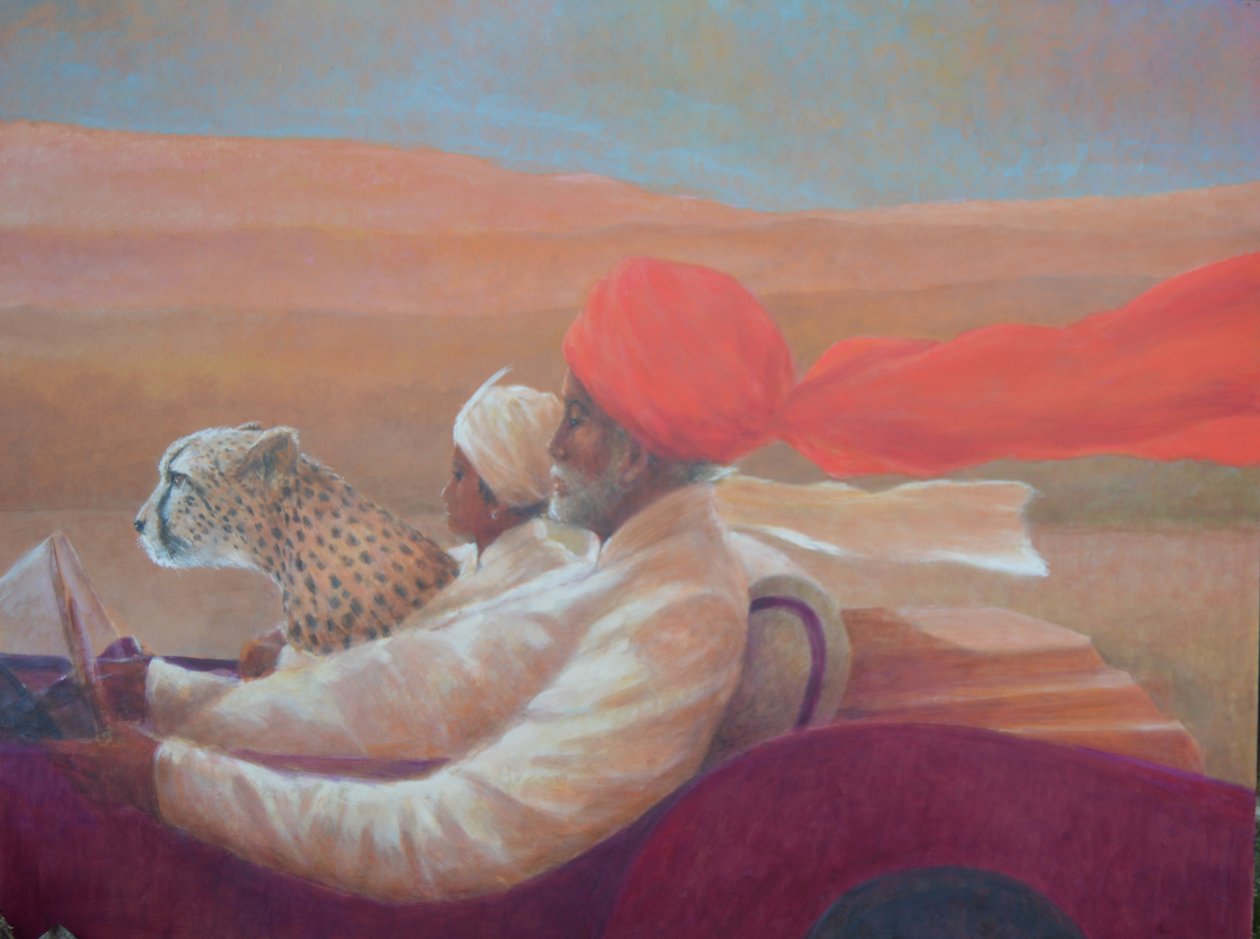 Maharaja, garçon et guépard 1 - Lincoln Seligman