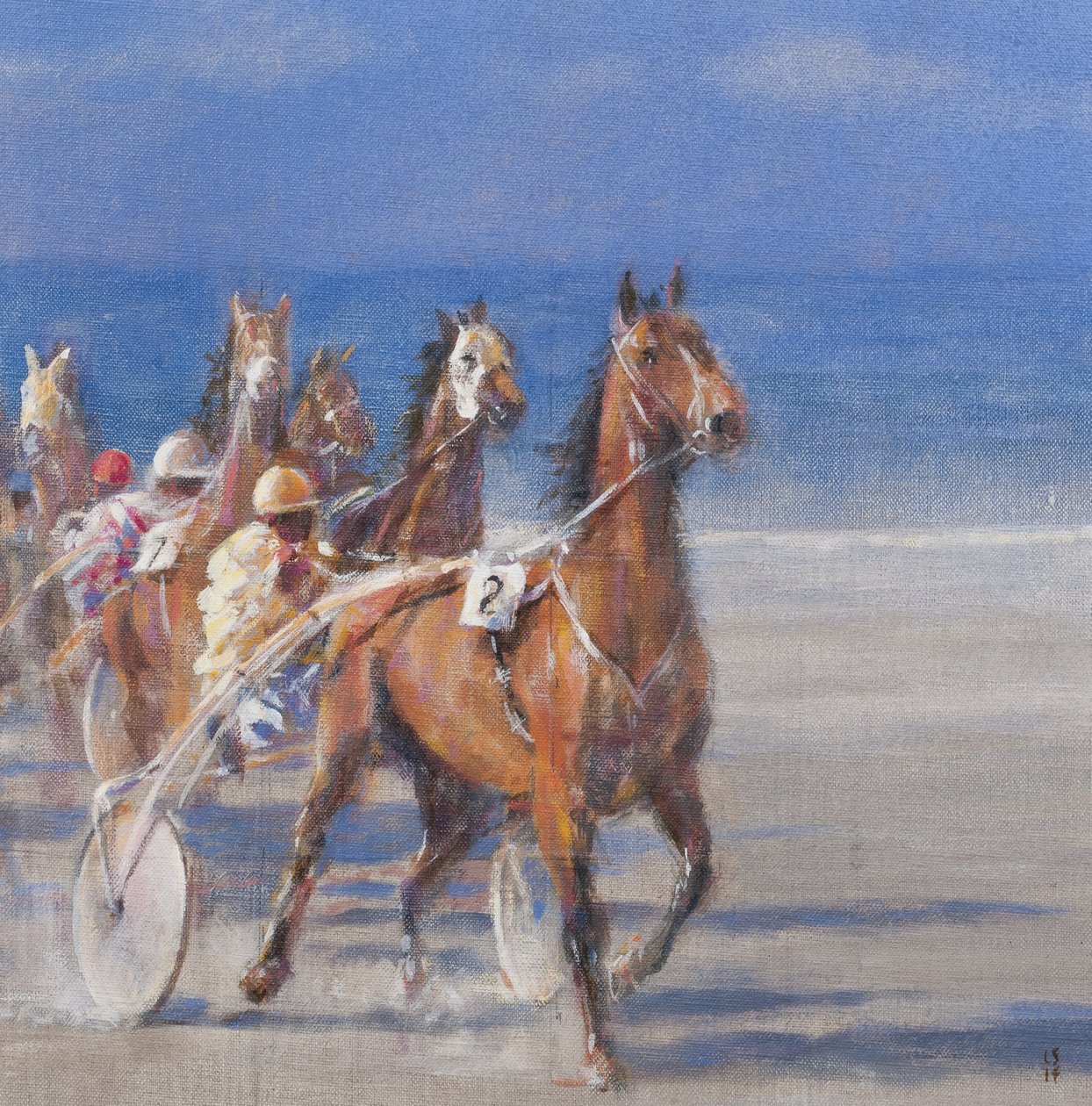Courses de trot, Lancieux, Bretagne, 2014 - Lincoln Seligman