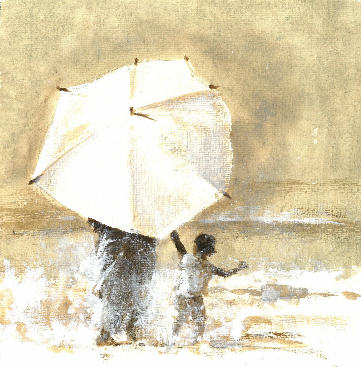 Parapluie et enfant 2, 2015 - Lincoln Seligman