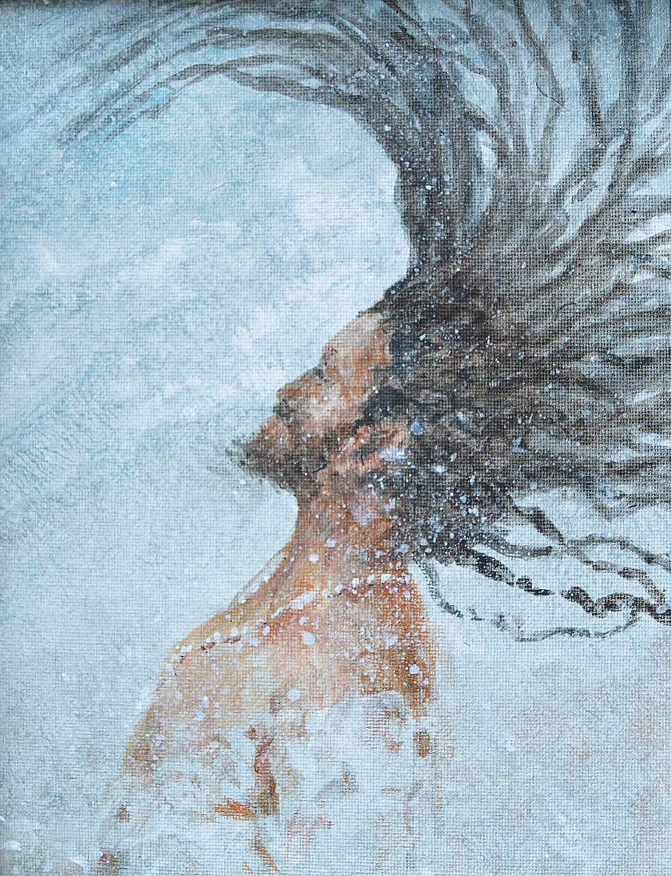 Homme saint dans le Gange - Lincoln Seligman