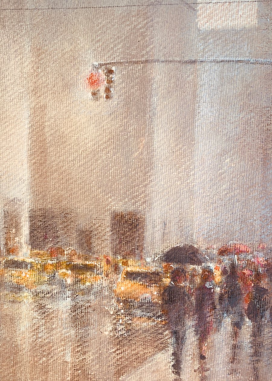 New York pluvieux - Lincoln Seligman