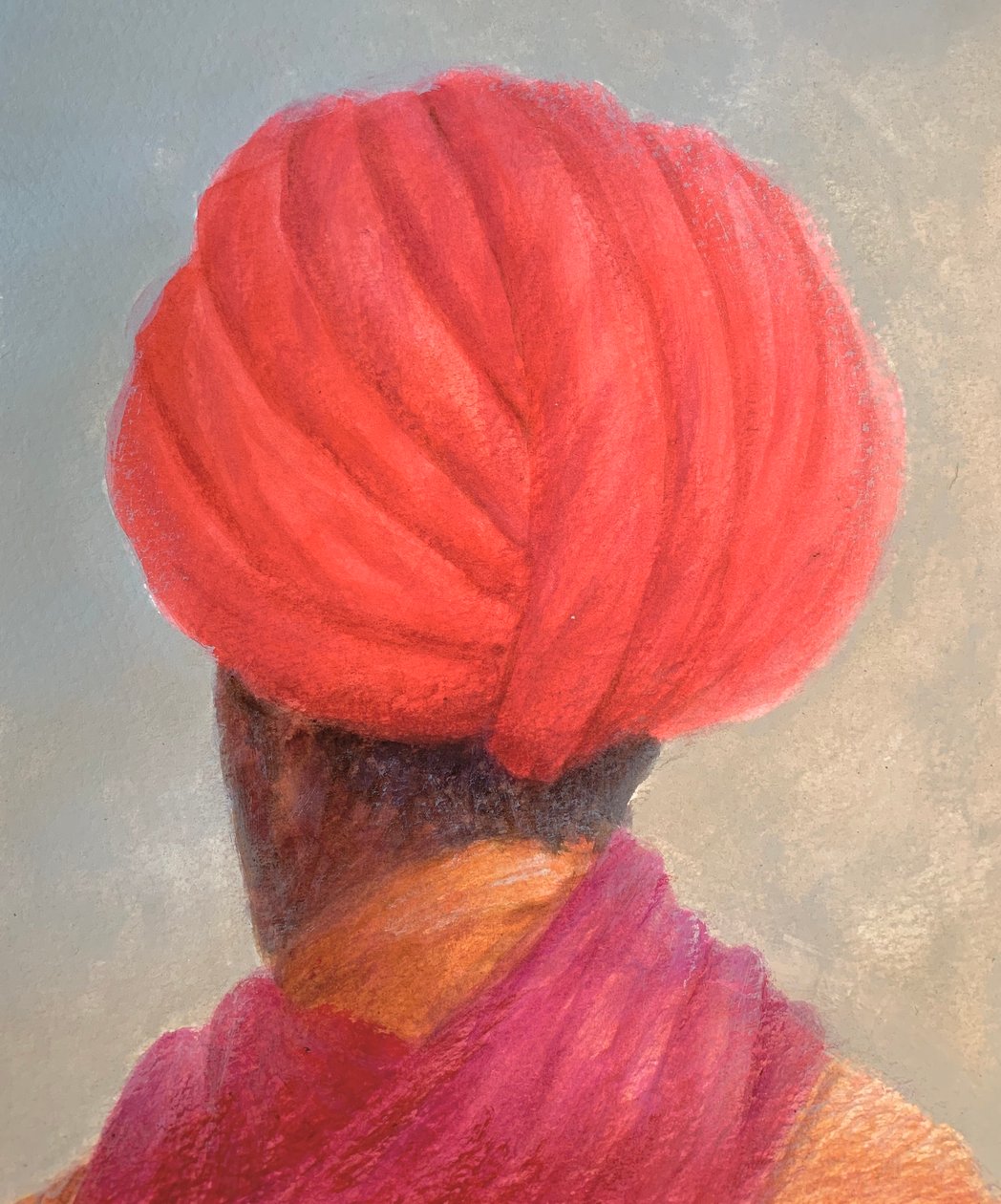 Turban rouge, veste jaune - Lincoln Seligman
