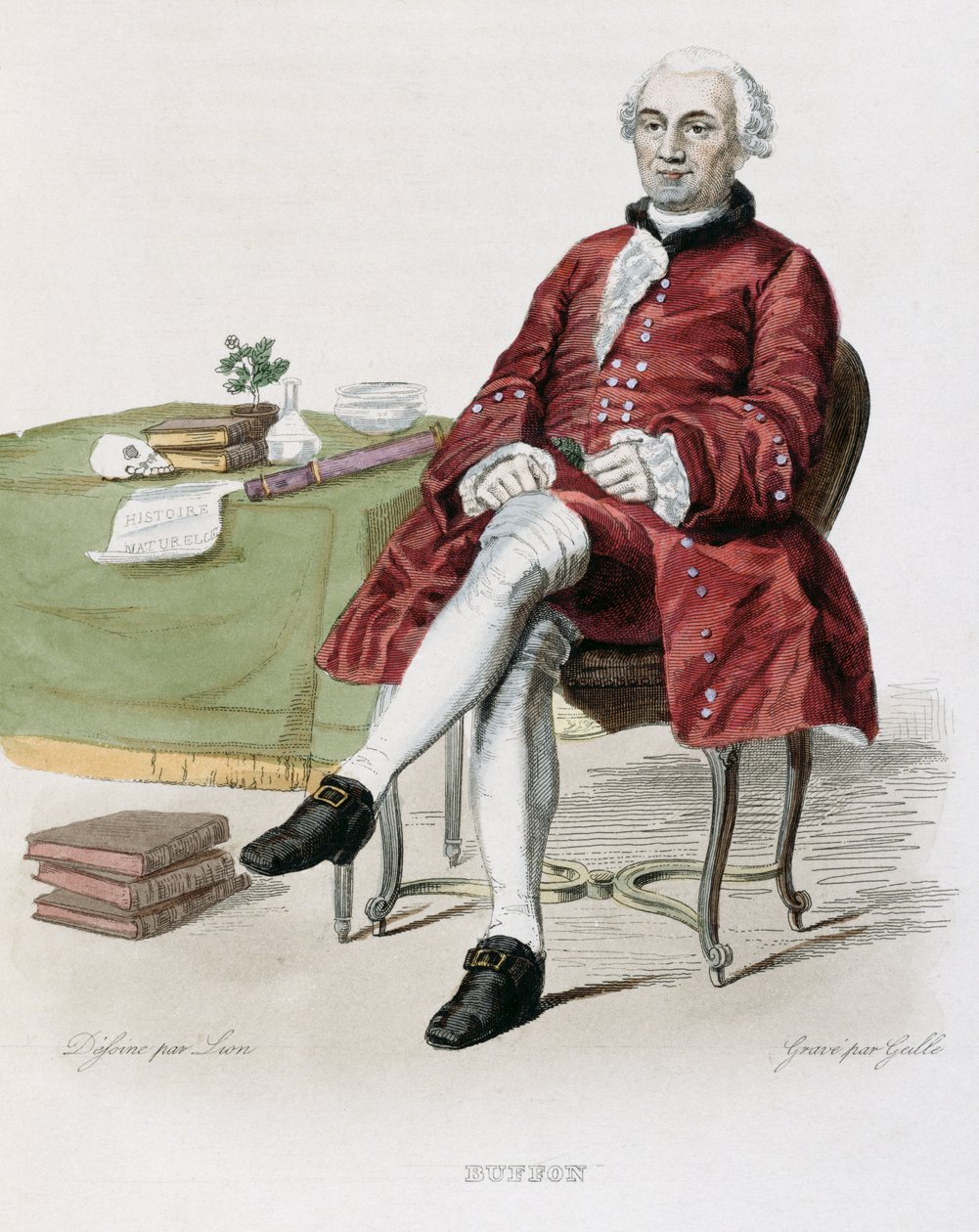 Monsieur de Buffon (1707-88) illustration de 