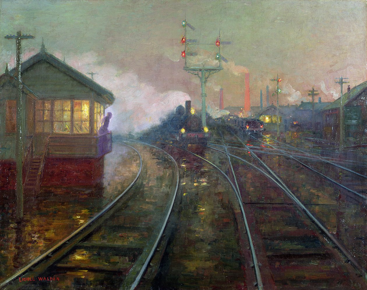 Train de nuit, vers 1890 - Lionel Walden