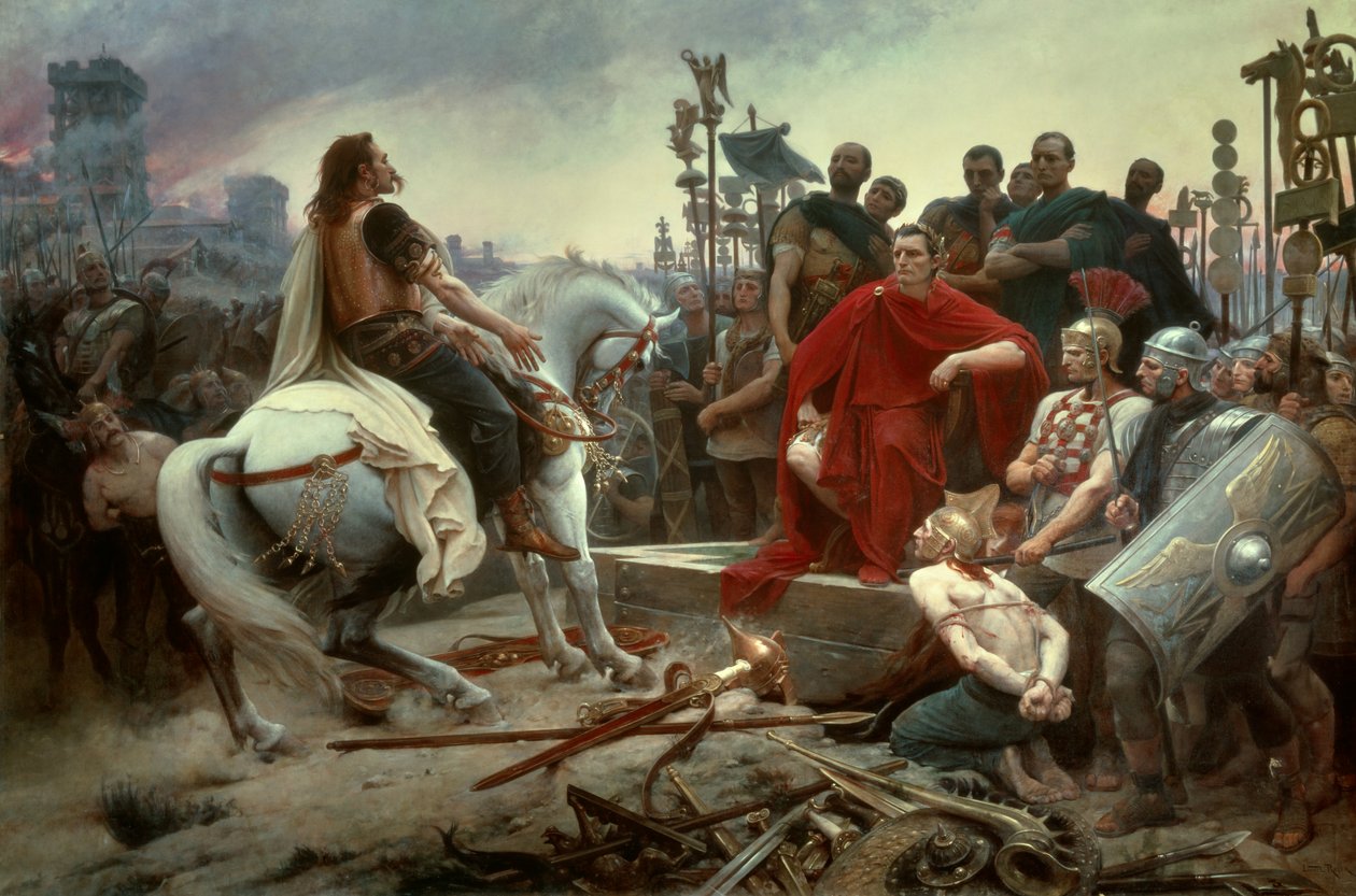 Vercingétorix se rend à César - Lionel Noel Royer