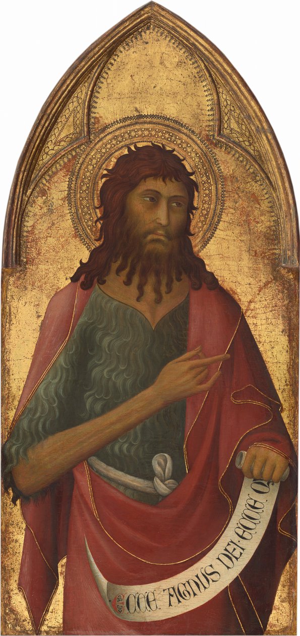Saint Jean-Baptiste, probablement vers 1325 - Lippo Memmi