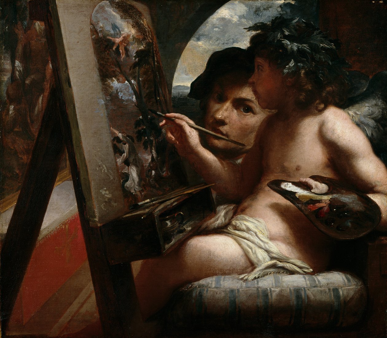 Le génie de la peinture - Livio Mehus