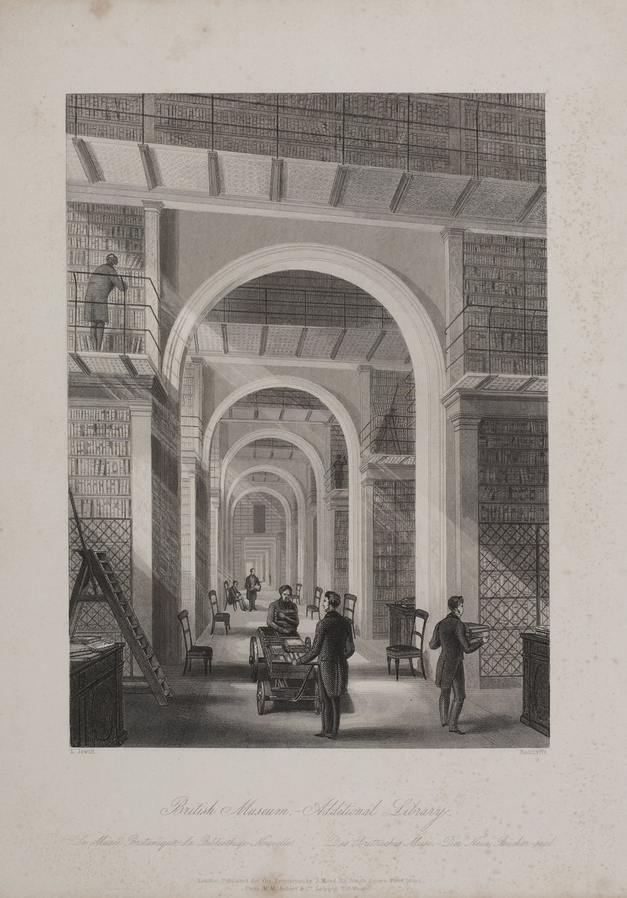 Musée britannique, Holborn, vers 1850 - Llewellyn (after) Jewitt