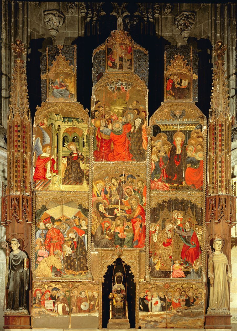 Retable de la Vierge - Lluís Borrassà