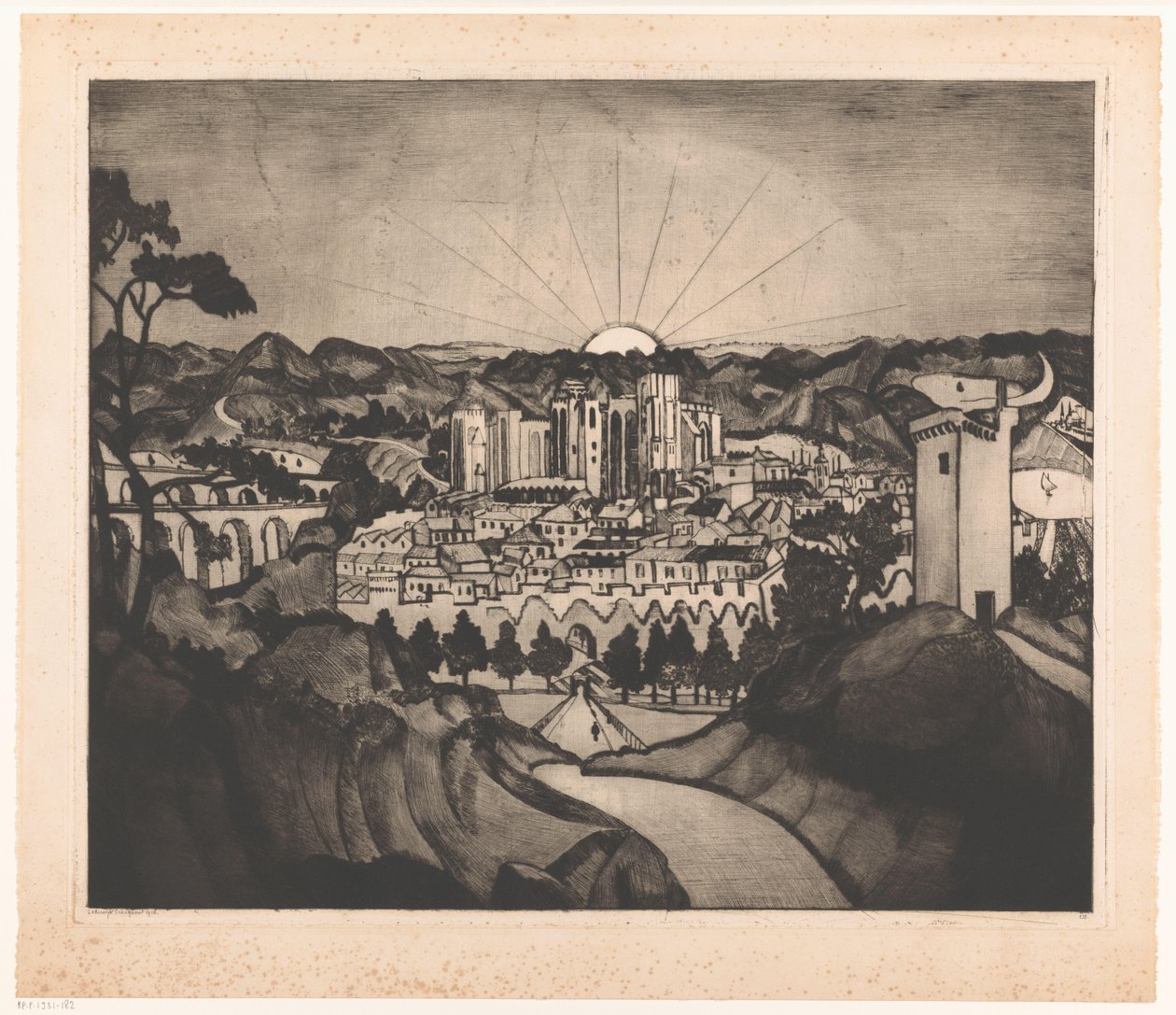 Avignon - Lodewijk Schelfhout (signed by artist)