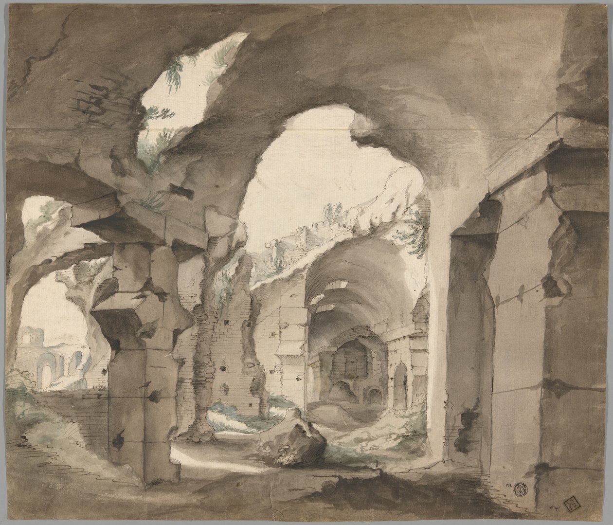Vue intérieure du Colisée - Lodewijk Toeput